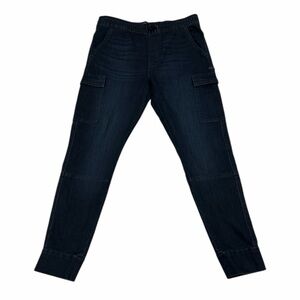 LEVI STRAUS WOMEN PULL ON CARGO PANTS DRAWSTRING WAIST SEE MEASUREMENTS FOR SIZE